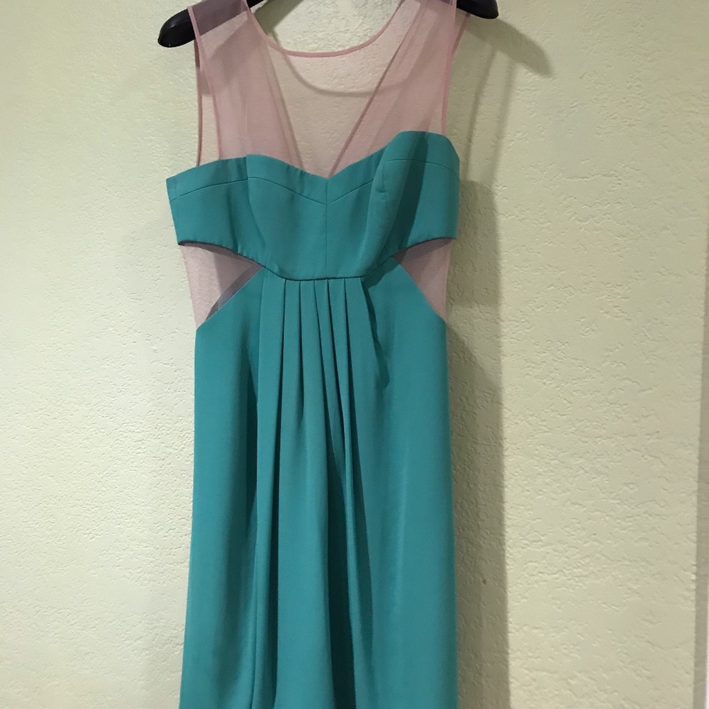 BCBG Green Lace Dress